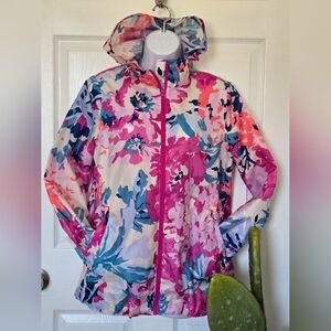 ☔☔☔ JOULES | Gorgeous Lightweight Floral Rain Jacket, Size 6